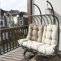 Outdoor Rattan Wicker Furniture Swing Doppelhängestuhl